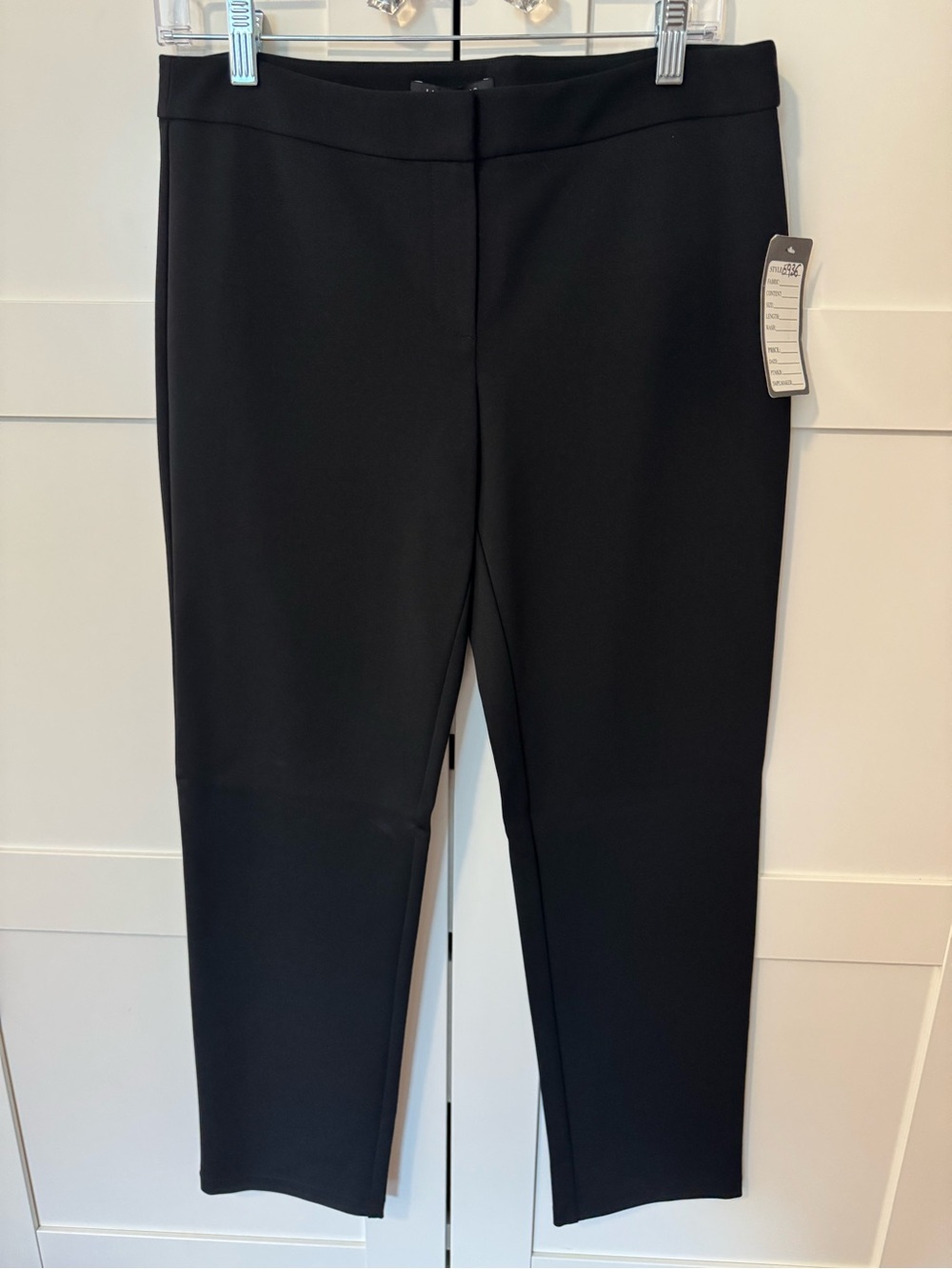 Lafayette 148 New York Black Straight-Leg sleek Pants